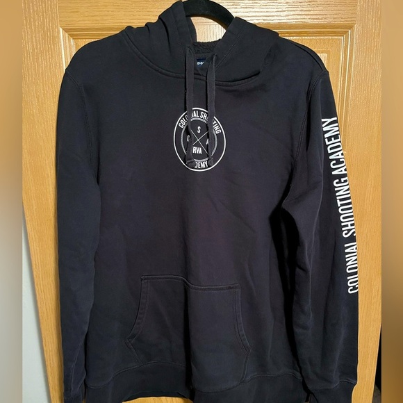 Colonial Shooting Academy Black and White Sweatshirt - Picture 1 of 10
